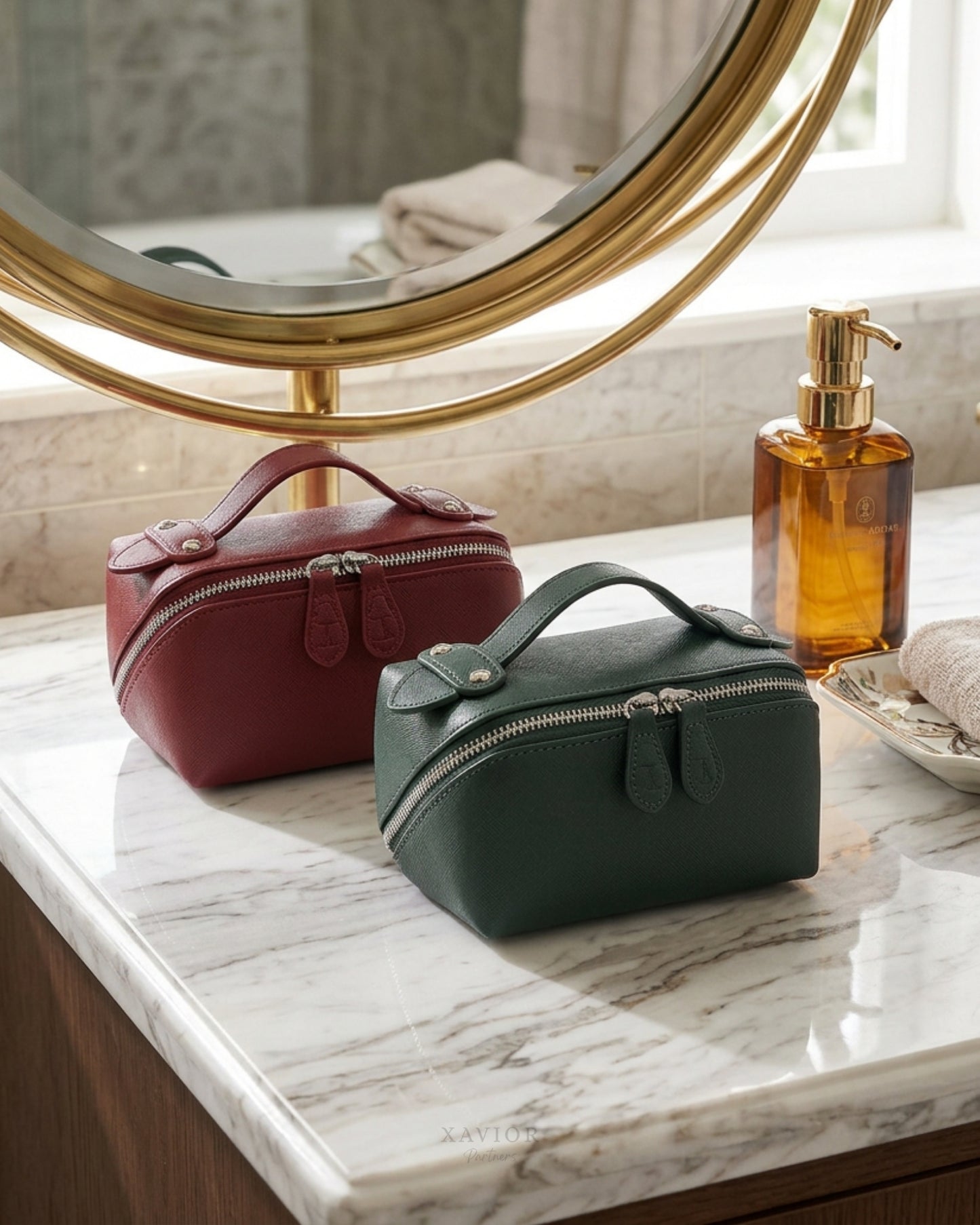Leatherette Toiletry Pouch