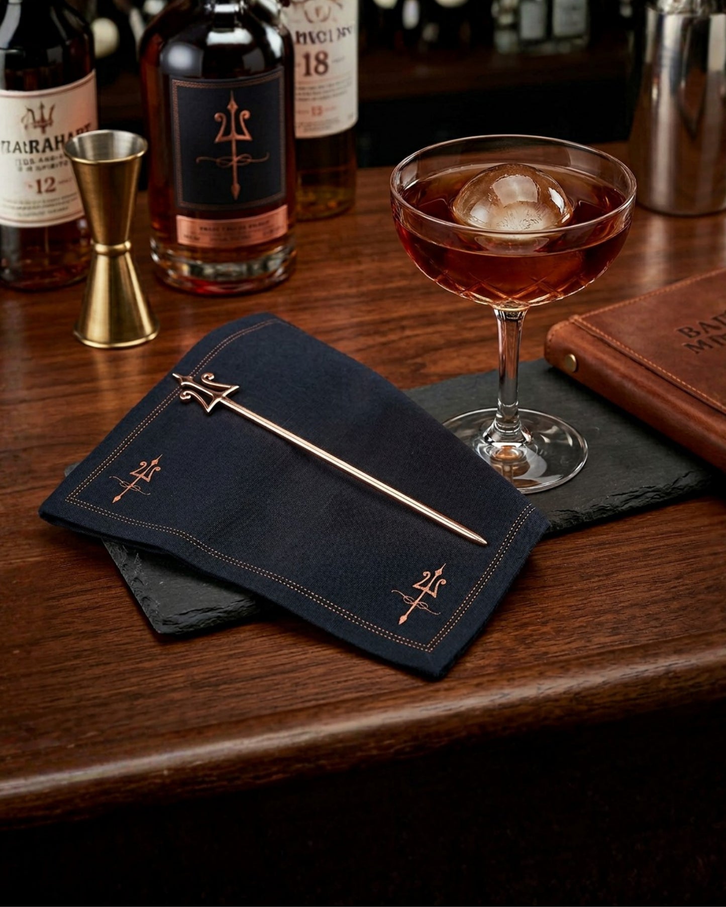 Cocktail Pick & Napkin