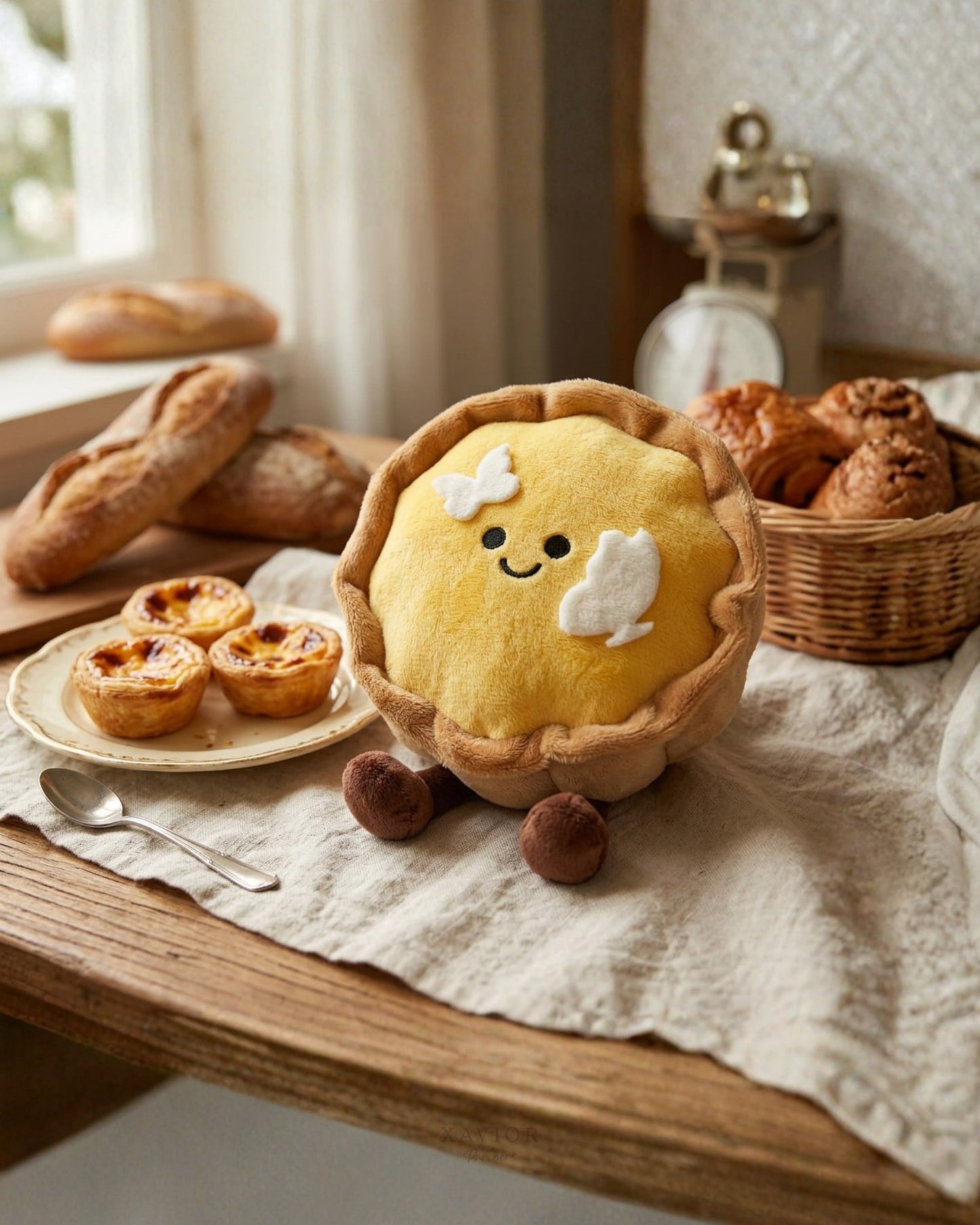 Parisian Flan Plush Toy