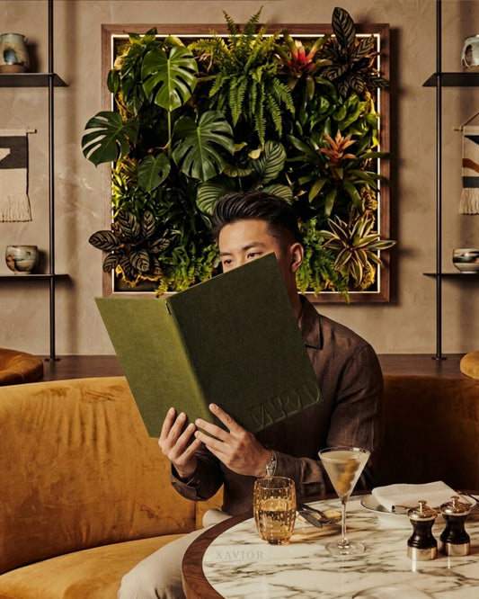 Fabric Menu Cover